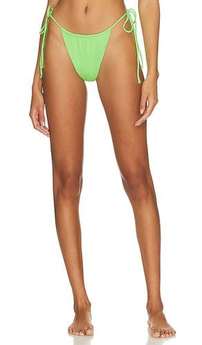 Rib String Bikini Bottom in Green. - size S (also in XS) - YEAR OF OURS - Modalova