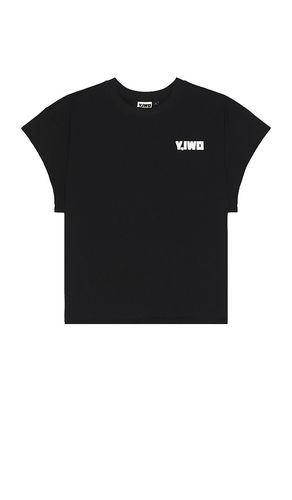Totally Awesome Cap Sleeve Tee in . Size L. Also in M - Y,IWO - Modalova