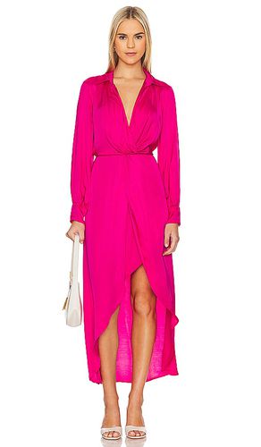 Siren Shirt Dress in Fuchsia. - size L (also in M, S, XS) - Young, Fabulous & Broke - Modalova