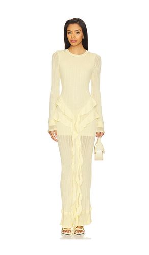 Presley Knit Dress in Yellow. - size S (also in XS) - YLLW THE LABEL - Modalova
