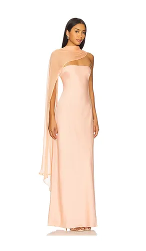 Vitoria Cape Dress in . Taglia L. Also in M, S - Yellow The Label - Modalova