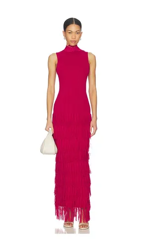 KLEID PHOEBE FRINGE in . Größe L. Also in M, S - Yellow The Label - Modalova