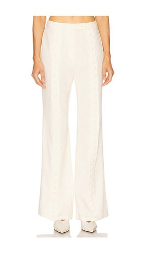 Fabio Snap Trouser in Cream. - size M (also in S, XS) - YLLW THE LABEL - Modalova