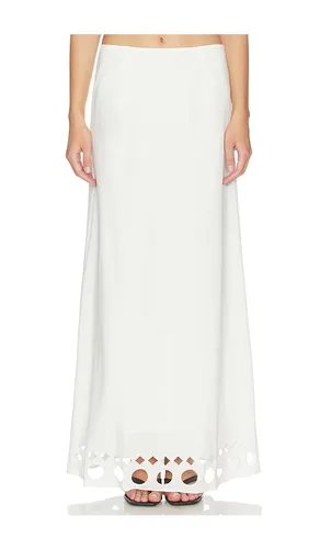 X REVOLVE Silas Linen Skirt in . Taglia L. Also in M, S, XS - Yellow The Label - Modalova
