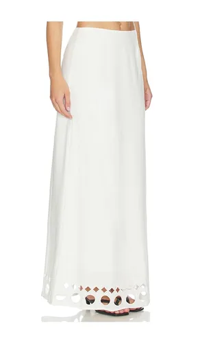 X REVOLVE Silas Linen Skirt in . Size S. Also in XS, M, L - Yellow The Label - Modalova