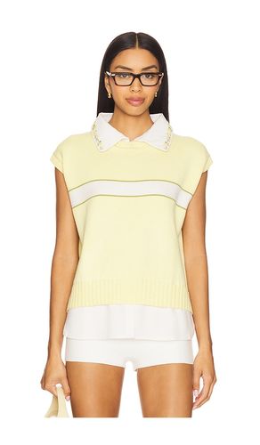 Stuart Oxford Vest in Lemon. - size L (also in M, S, XS) - YLLW THE LABEL - Modalova