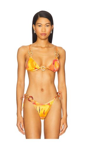 Willow Ring Bikini Top in Orange. - size L (also in M, S, XL, XS) - YLLW THE LABEL - Modalova