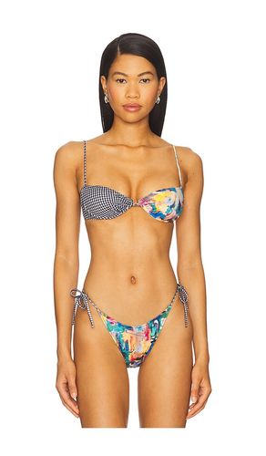 Lane Bikini Top in Black,Blue. - size M (also in S, XS) - YLLW THE LABEL - Modalova
