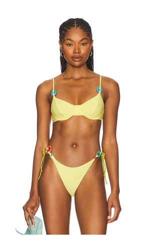 Maeve Charm Bikini Top in Yellow. - size M (also in S, XS) - YLLW THE LABEL - Modalova