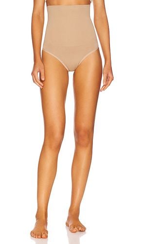 High Waist Shaping Thong in Beige. - size L-XL (also in L/XL) - Yummie - Modalova