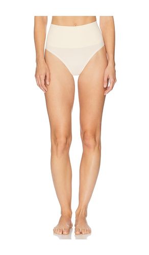 Ava Shaping Thong in Ivory. - size L/XL (also in M/L, S/M) - Yummie - Modalova