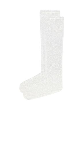 Yuhan Wang Lace Socks in White - Yuhan Wang - Modalova