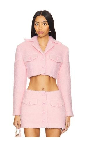 Faux Fur Cropped Jacket in . - size L (also in M, S, XL) - Yuhan Wang - Modalova