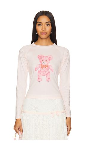 Teddy Long Sleeve T-shirt in Rose. - size L (also in M, S) - Yuhan Wang - Modalova