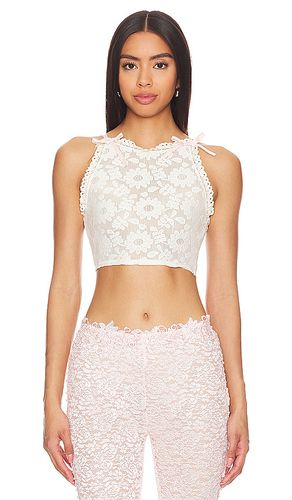 Bow Tied Lace Top in . - size L (also in M) - Yuhan Wang - Modalova