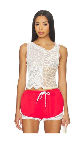 Patchwork Lace Tank Top in NA. - size L (also in M, S, XL) - Yuhan Wang - Modalova