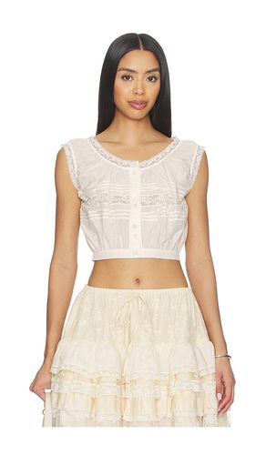 Lace Trim Button Blouse in . Size L. Also in M, S, XL - Yuhan Wang - Modalova