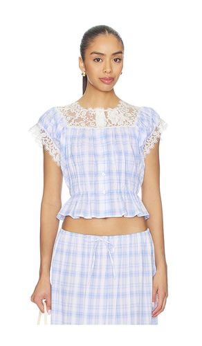 OBERTEIL LACE TRIM BUTTON CHECK in ,. Größe L. Also in M - Yuhan Wang - Modalova