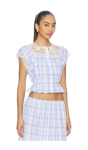 OBERTEIL LACE TRIM BUTTON CHECK in ,. Größe L. Also in M, S - Yuhan Wang - Modalova