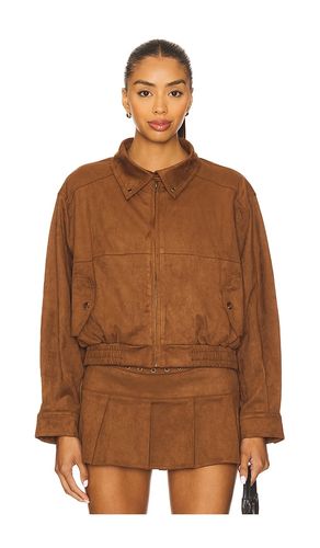 Mocca Suede Jacket in . Taglia M. Also in L - Zemeta - Modalova