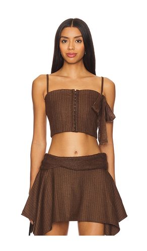 My Bow Pin Stripe Corset Top in . - size L (also in M, S) - Zemeta - Modalova