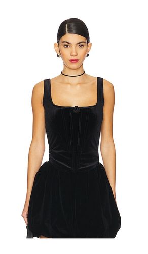 Night Rose Velvet Corset in . - size L (also in M, S, XS) - Zemeta - Modalova