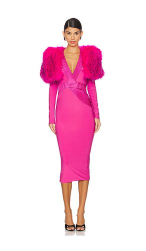 The Heiress Faux Fur 2 Piece Dress in Pink. - size 2 (also in 4, 6, 8) - Zhivago - Modalova