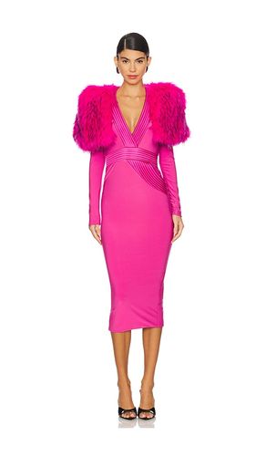 The Heiress Faux Fur 2 Piece Dress in Pink. - size 2 (also in 4, 8) - Zhivago - Modalova