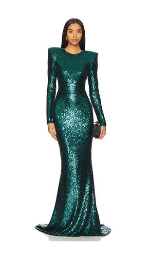 Forte Sequin Gown in Teal. - size 10 (also in 4, 8) - Zhivago - Modalova