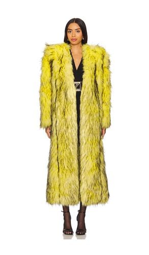 Mechanical Dolls Faux Fur Coat in Yellow. - size 4 (also in 6, 8) - Zhivago - Modalova