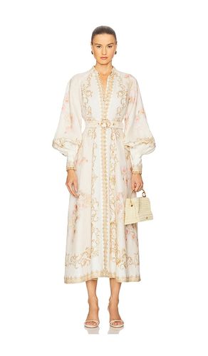 Buttoned Midi Dress in Cream. - size 3/L (also in 0/XS) - Zimmermann - Modalova