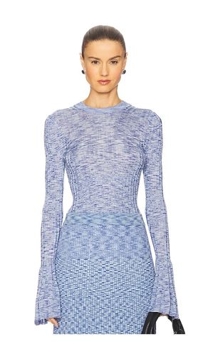 Mouline Long Sleeve Top in Blue. - size 0/XS (also in 1/S, 3/L) - Zimmermann - Modalova