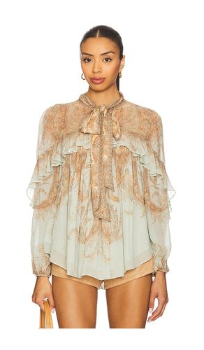 Flutter Blouse in Mint. - size 0/XS (also in 1/S, 3/L) - Zimmermann - Modalova
