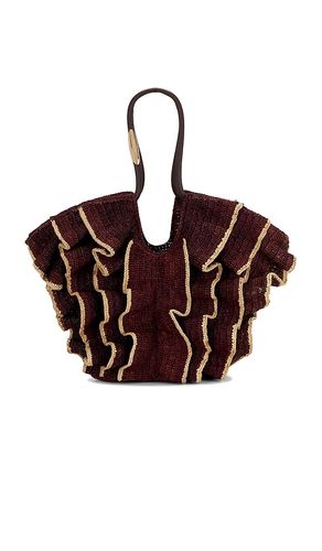 Goldentime medium ruffle tote in color size all - Zimmermann - Modalova