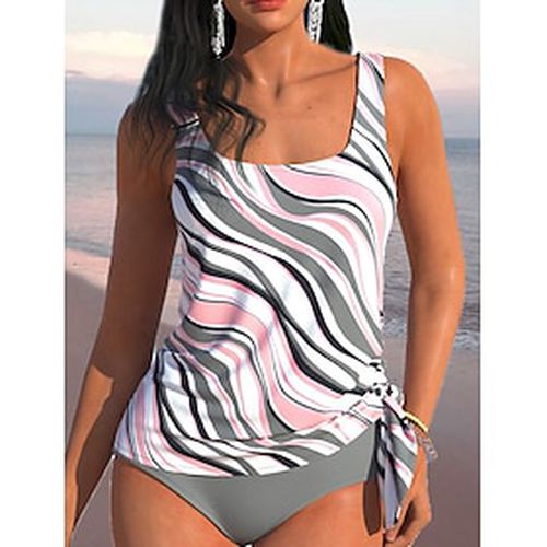 Women's Swimwear Tankini 2 Piece Normal Swimsuit Graphic 2 Piece Printing Pink Bathing Suits Beach Wear Summer Sports - Ador.com UK - Modalova
