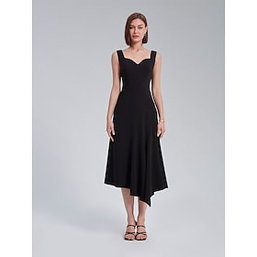 Asymmetric Sweetheart Neckline Dress - Ador - Modalova