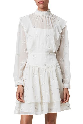 Aislyn Ditsy Dress Chalk White size 10 - AllSaints - Modalova