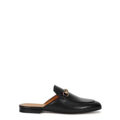 Princetown Leather Backless Loafers - Gucci - Modalova