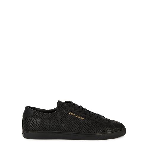 Andy Python-effect Leather Sneakers - Saint Laurent - Modalova