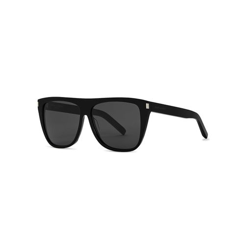 D-frame Sunglasses, Sunglasses, Charcoal Lenses - Saint Laurent - Modalova