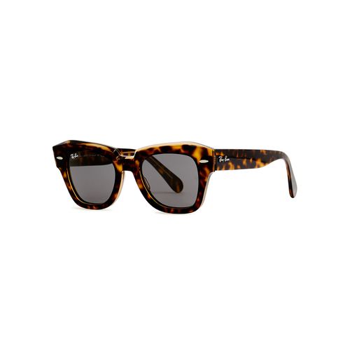 State Street Tortoiseshell Wayfarer Sunglasses, Sunglasses - Ray-ban - Modalova