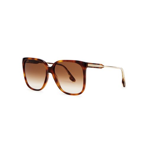 Tortoiseshell Square-frame, Sunglasses - Victoria Beckham - Modalova