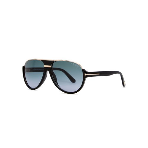 Aviator-style Sunglasses , Graduated Lenses, Gold-tone Hardware, 100% UV Protection - Tom ford - Modalova