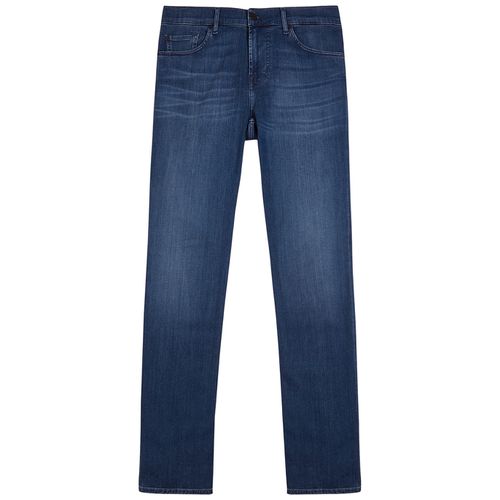 Luxe Performance+ Straight-leg Jeans, Jeans, Mid-blu - W30/L32 - 7 for all mankind - Modalova