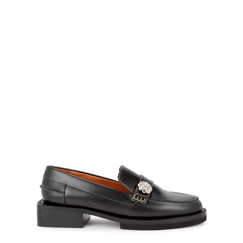 Ganni 40 Black Leather Loafers - Ganni - Modalova