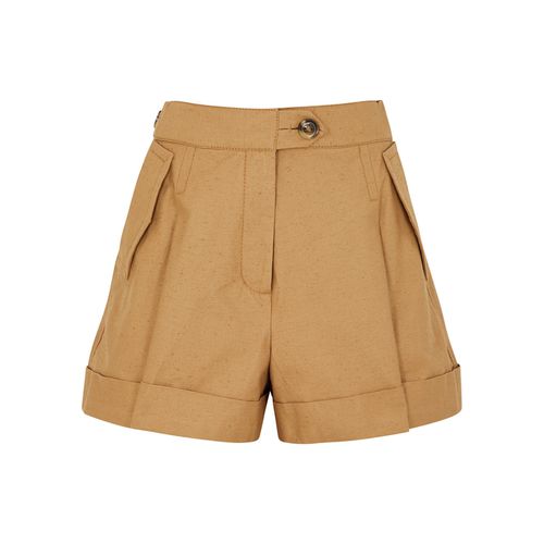 Postcard Brown Cotton-twill Shorts - Zimmermann - Modalova