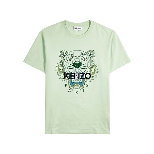 Tiger-print Cotton T-shirt - Kenzo - Modalova