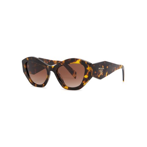 Cat-eye Sunglasses , Designer-engraved Graduated Grey Lenses, Designer-stamped Arms, 100% UV Protection - Prada - Modalova