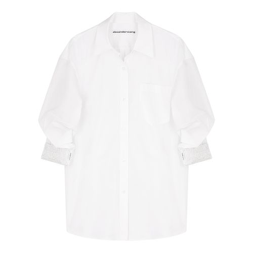 Crystal-embellished Cotton Shirt - Alexander Wang - Modalova
