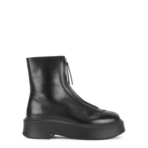 Zipped 1 Leather Flatform Ankle Boots - - 3 - THE ROW - Modalova
